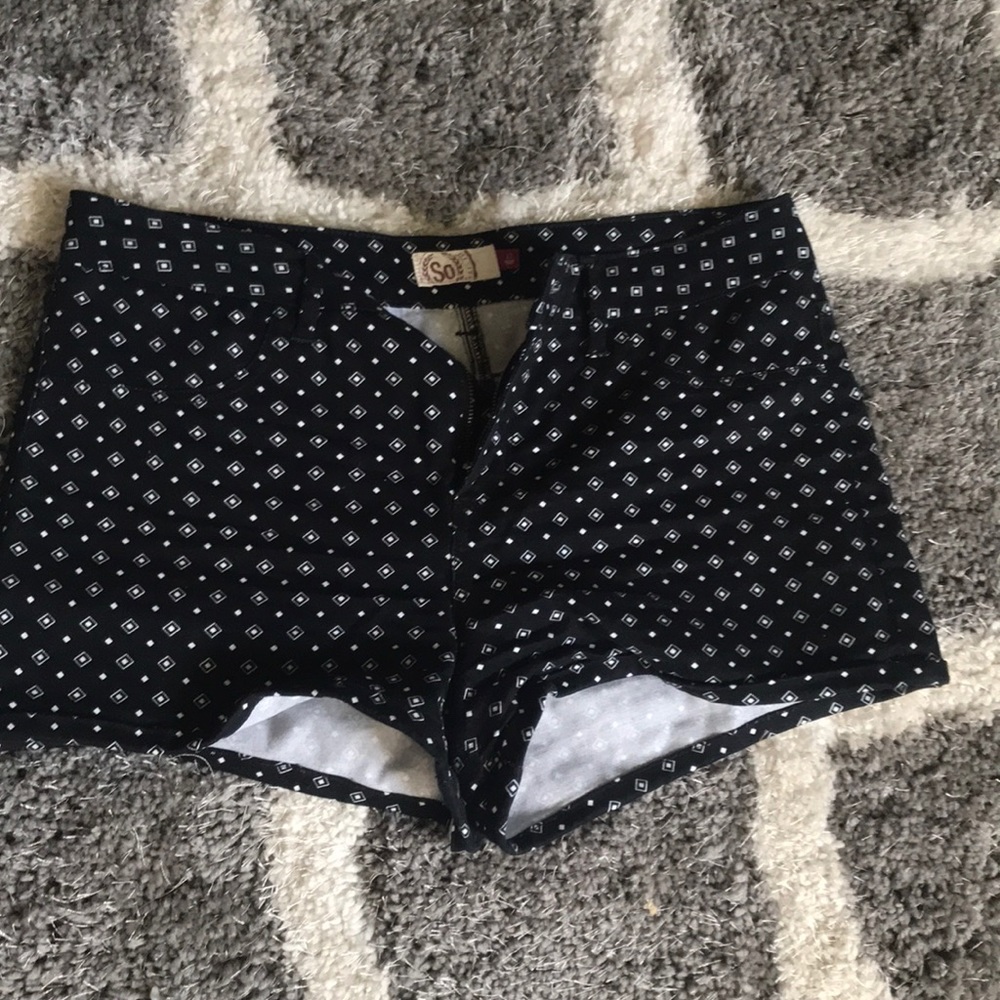 Black & white shorts